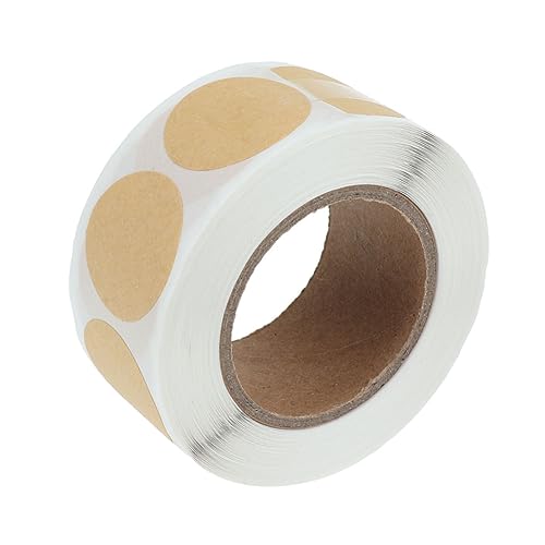 Uonlytech 500Stücke Runde Kraftpapieraufkleber Selbstklebende Beschreibbare Etiketten für Verpackungen und Bastelprojekte Vielseitig Einsetzbar für Scrapbooking Uonlytech 500Stücke Runde Kraftpapieraufkleber Selbstklebende Beschreibbare Etiketten für Verpackungen und Bastelprojekte Vielseitig Einsetzbar für Scrapbooking von Uonlytech