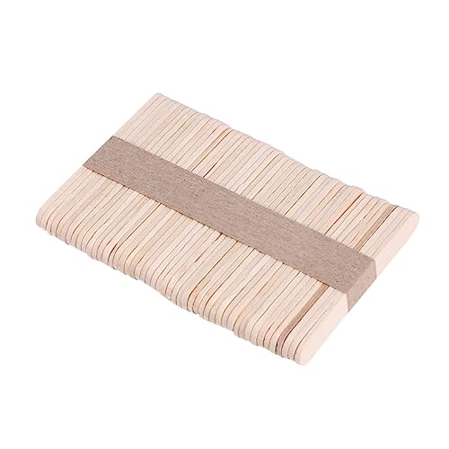 Uonlytech 50Stücke DIY Holzstäbchen Für Bastelprojekte Natürliche Holzstäbchen Für Bastelmaterial Für Kindergarten Und Handwerk Hölzerne Bastelstangen von Uonlytech