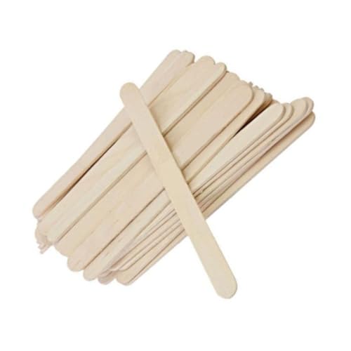 Uonlytech 50Stücke Eisstöcke Natürlichem Holz Umweltfreundliche Bastelstäbchen für DIY Projekte Modellbau und Designs Geschmacks und Geruchsneutral Uonlytech 50Stücke Eisstöcke Natürlichem Holz Umweltfreundliche Bastelstäbchen für DIY Projekte Modellbau und Designs Geschmacks und Geruchsneutral von Uonlytech