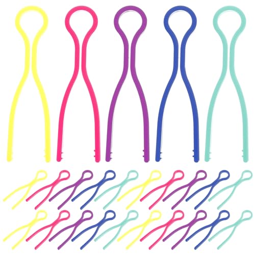 Uonlytech 50Stücke Fadenhalter Spulenclips Bunten Farben Praktische Spulenfixierer für Nähmaschinen und DIY Projekte Leicht Bruchsicher und Aufbewahrungslösung von Uonlytech