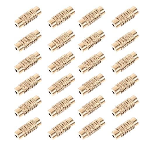 Uonlytech 50Stücke Goldene Schraubverschlüsse für Armbänder Hochwertige Endtippkappen und Schmucksteckverbinder für DIY Schmuckprojekte für Individuelles Design Uonlytech 50Stücke Goldene Schraubverschlüsse für Armbänder Hochwertige Endtippkappen und Schmucksteckverbinder für DIY Schmuckprojekte für Individuelles Design von Uonlytech