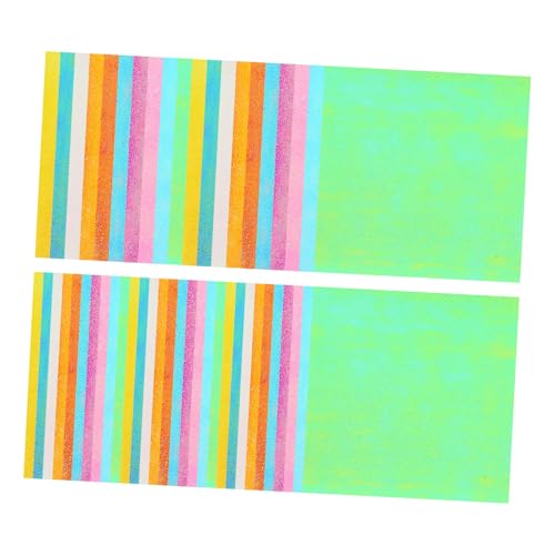 Uonlytech 50Stücke Schillerndes Origami Papier Quadratisch Farben Faltpapier für DIY Basteln Dekoration Papierschnitte und Projekte von Uonlytech