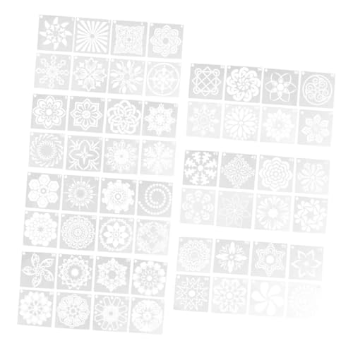 Uonlytech 56 Stück Teiliges Mandala Schablonen Set für Diy Projekte Hochwertige Wiederverwendbare Vorlagen Langlebigem Material für Wandmalerei und Kunsthandwerk Uonlytech 56 Stück Teiliges Mandala Schablonen Set für Diy Projekte Hochwertige Wiederverwendbare Vorlagen Langlebigem Material für Wandmalerei und Kunsthandwerk von Uonlytech