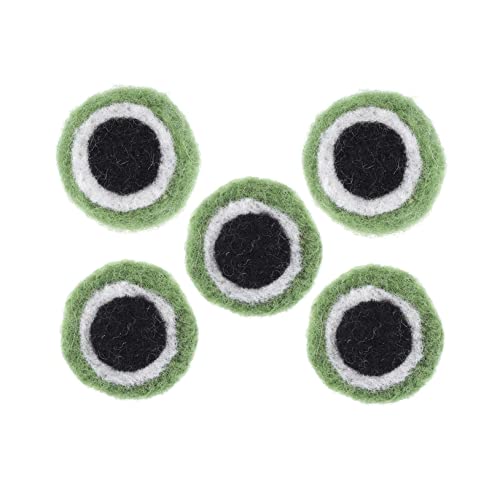 Uonlytech 5Stücke DIY Wollfilz Augen für Frösche für Handarbeit und Filzhandwerk für Anfänger Ausgewähltem Langlebigem Filzmaterial zum Nadelfilzen Lernen Uonlytech 5Stücke DIY Wollfilz Augen für Frösche für Handarbeit und Filzhandwerk für Anfänger Ausgewähltem Langlebigem Filzmaterial zum Nadelfilzen Lernen von Uonlytech