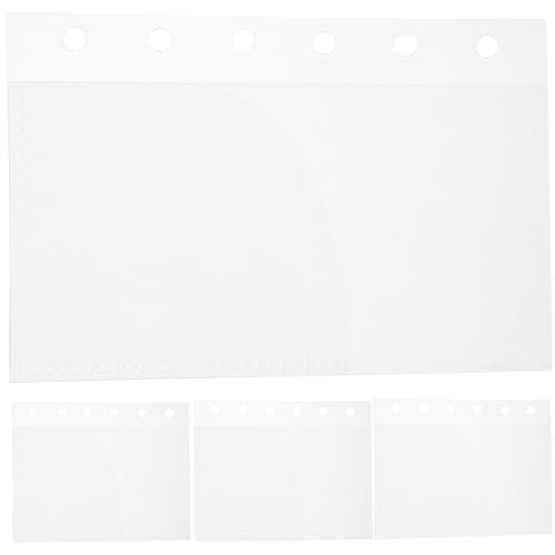 Uonlytech 5Stücke Teiliges Budget Binder Transparente Budgettaschen mit Löchern Abnehmbar für Quittungen Karten und Bargeld Vielseitig Einsetzbar für Zuhause und Unterwegs von Uonlytech