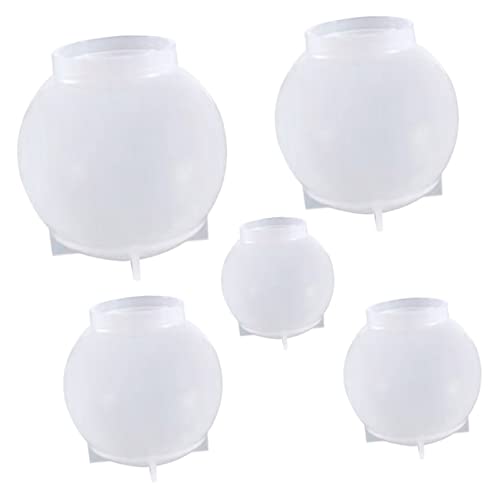 Uonlytech 5stücke Diy Silikonformen Für Kugel Gießformen Epoxidharz Kerzen Lampen Kreative Bastelarbeiten Und Wohnkultur Uonlytech 5stücke Diy Silikonformen Für Kugel Gießformen Epoxidharz Kerzen Lampen Kreative Bastelarbeiten Und Wohnkultur von Uonlytech