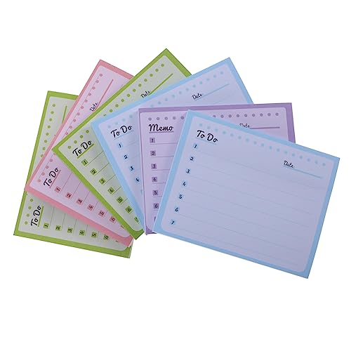 Uonlytech 6 Haftnotizen Memo-aufkleber Für Die Schule Schulmaterial Ästhetisch Karikatur Mädchen Tragbare Notizblöcke Taschennotizbuch Notizpolster Kleiner Notizblock Papier Zufällige Farbe Uonlytech 6 Haftnotizen Memo-aufkleber Für Die Schule Schulmaterial Ästhetisch Karikatur Mädchen Tragbare Notizblöcke Taschennotizbuch Notizpolster Kleiner Notizblock Papier Zufällige Farbe von Uonlytech