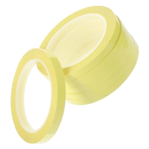 Uonlytech 6 Rollen Blumenband Floristenband Blumenstrauß-Stamm-Wickelband Klebeband zum Einwickeln Blumenstiel-Wickelband Blumenstrauß-Stiel-Wraps das Haustier Transparent Zufällige Farbe von Uonlytech