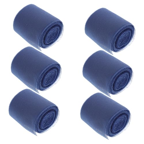 Uonlytech 6 Rollen Chiffon Seidenband Breit Lang Fransenband für Geschenke Blumensträuße Hochzeitsdeko Taufe Blau Weich Langlebig Kunsthandwerk Uonlytech 6 Rollen Chiffon Seidenband Breit Lang Fransenband für Geschenke Blumensträuße Hochzeitsdeko Taufe Blau Weich Langlebig Kunsthandwerk von Uonlytech