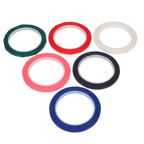 Uonlytech 6 Rollen Isolierendes feines Klebeband Maskierung Streifen dünnes Klebeband für Whiteboard Farbe Scrapbook-Bänder trocken abwischbares Tafelband das Haustier Uonlytech 6 Rollen Isolierendes feines Klebeband Maskierung Streifen dünnes Klebeband für Whiteboard Farbe Scrapbook-Bänder trocken abwischbares Tafelband das Haustier von Uonlytech