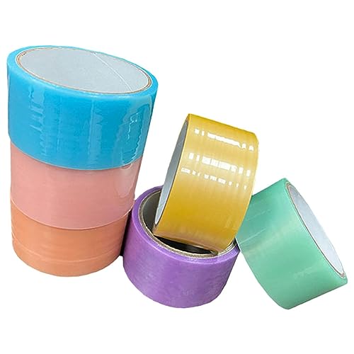 Uonlytech 6 Rollen Klebeband für Stressabbauende Spiele Klebebänder für DIY Projekte und Geschenkideen Glatte Oberfläche Einfach zu Transportieren Geschenkidee Uonlytech 6 Rollen Klebeband für Stressabbauende Spiele Klebebänder für DIY Projekte und Geschenkideen Glatte Oberfläche Einfach zu Transportieren Geschenkidee von Uonlytech