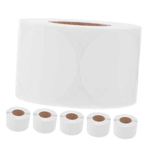 Uonlytech 6 Rollen Weiße Selbstklebende Rundetiketten Versiegelungsaufkleber für Umschläge Geschenkverpackung und Lagerkennzeichnung Vielseitig und Einfach Anzuwenden Uonlytech 6 Rollen Weiße Selbstklebende Rundetiketten Versiegelungsaufkleber für Umschläge Geschenkverpackung und Lagerkennzeichnung Vielseitig und Einfach Anzuwenden von Uonlytech