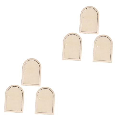 Uonlytech 6 Sätze Unbehandelte Holz Puzzle Chips Diy Bastelmaterial für Kreative Projekte zum Bemalen und Gestalten von Individuellen Dekorationen von Uonlytech