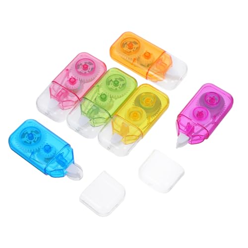 Uonlytech 6 Stück Änderungsband schulmaterial ästhetisch Pastell Korrekturbänder für den Unterricht farbig mit Korrekturband für Studenten Radiergummi AS Gum. Uonlytech 6 Stück Änderungsband schulmaterial ästhetisch Pastell Korrekturbänder für den Unterricht farbig mit Korrekturband für Studenten Radiergummi AS Gum. von Uonlytech