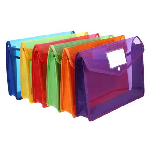 Uonlytech 6 Stück Aktenhalter Dokumente Ordner Aktenumschlag Für Dokumente Dateiordner-organizer Quittungsumschläge Klare Plastische Umschläge Ordner Für Aktenumschläge Klare Ordner Pp Uonlytech 6 Stück Aktenhalter Dokumente Ordner Aktenumschlag Für Dokumente Dateiordner-organizer Quittungsumschläge Klare Plastische Umschläge Ordner Für Aktenumschläge Klare Ordner Pp von Uonlytech