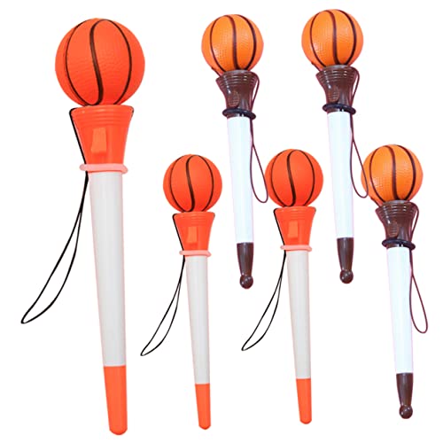 Uonlytech 6 Stück Basketball Kugelschreiber Leichte und Farbenfrohe Kugelschreiber im Design für und Sportveranstaltungen für Junge Mädchen und Studenten Zufällige Farbe Zufällige Farbe von Uonlytech