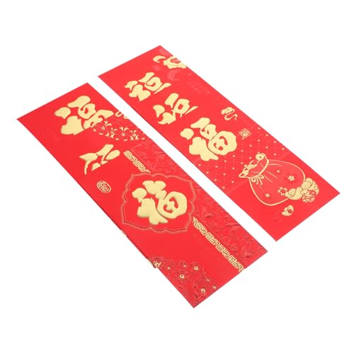 Uonlytech 6 Stück Chinesische Neujahrsumschläge mit Geprägtem Drachenmotiv Rotes Geschenkpapier Festliche Geldumschläge für Frühlingsfest Symbolische Glückswünsche Vielseitig für Familie Uonlytech 6 Stück Chinesische Neujahrsumschläge mit Geprägtem Drachenmotiv Rotes Geschenkpapier Festliche Geldumschläge für Frühlingsfest Symbolische Glückswünsche Vielseitig für Familie von Uonlytech
