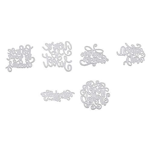 Uonlytech 6 Stück DIY Stanzmesser Form Stanzformen Scrapbooking Schablone Bastelstanzformen Kartenherstellung Stanzformen Für Kartenherstellung Prägung Weihnachtsdekor Weihnachtsbastelstahl Uonlytech 6 Stück DIY Stanzmesser Form Stanzformen Scrapbooking Schablone Bastelstanzformen Kartenherstellung Stanzformen Für Kartenherstellung Prägung Weihnachtsdekor Weihnachtsbastelstahl von Uonlytech