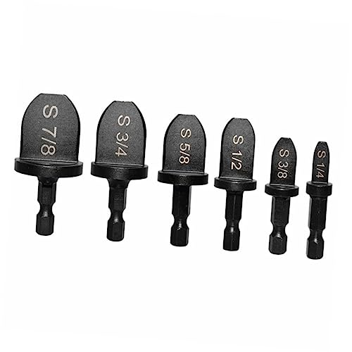 Uonlytech 6 Stück Expander mit Sechskantschaft Kupferrohr-Expander Kupferrohr-Flaring-Werkzeug Crimpers Schnappwerkzeuge Bolzen Stecker Bohrerexpander aus Lagerstahl kupfer expander Black Uonlytech 6 Stück Expander mit Sechskantschaft Kupferrohr-Expander Kupferrohr-Flaring-Werkzeug Crimpers Schnappwerkzeuge Bolzen Stecker Bohrerexpander aus Lagerstahl kupfer expander Black von Uonlytech