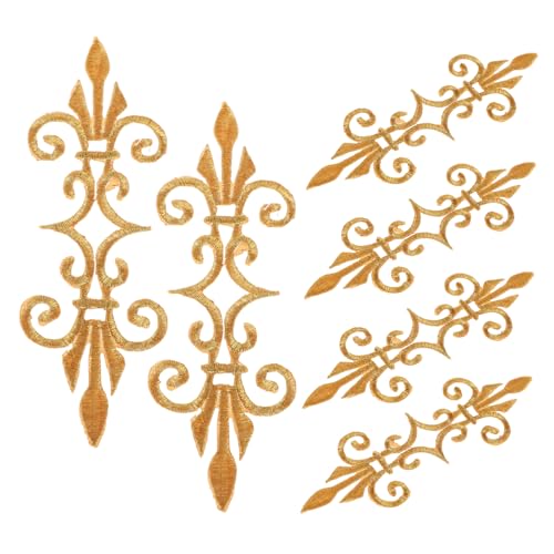 Uonlytech 6 Stück Geißblatt Stickstoffpatz traditionelle Stickapplikation dekorative Flicken für Kleidung Kranzaufnäher zum Aufbügeln aufnähen Blumenflicken zum Aufbügeln Stickgarn Golden Uonlytech 6 Stück Geißblatt Stickstoffpatz traditionelle Stickapplikation dekorative Flicken für Kleidung Kranzaufnäher zum Aufbügeln aufnähen Blumenflicken zum Aufbügeln Stickgarn Golden von Uonlytech