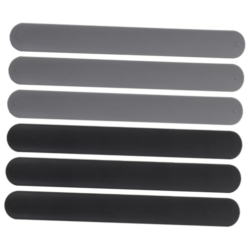 Uonlytech 6 Stück Geschenkpapier Organizer Flip Wraps aus Silikonbeschichteten Metallstreifen Platzsparend Langlebig Vielseitig für Geschenkpapier Poster Kabel Einfache Montage Schwarz Uonlytech 6 Stück Geschenkpapier Organizer Flip Wraps aus Silikonbeschichteten Metallstreifen Platzsparend Langlebig Vielseitig für Geschenkpapier Poster Kabel Einfache Montage Schwarz von Uonlytech