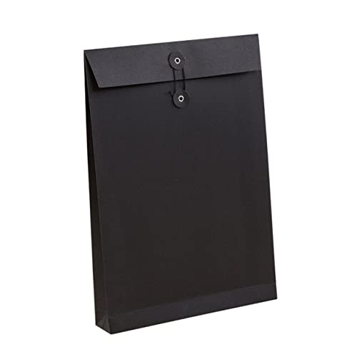 Uonlytech 6 Stück Organisator aus Papier aktenkoffer aktentaschen papiertüten büroartikel mappen dokumentieren Bote X briefumschläge Business-Aufbewahrungskoffer Geschäftsakteninhaber Black von Uonlytech
