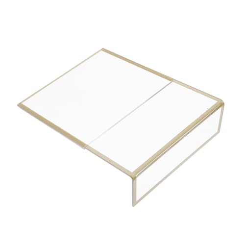Uonlytech 6 Stück Schilderständer Goldene Tischnummern Groß Planke Staffeleien Hochzeiten Zeichen Rahmen Anzeige Inhaber Goldene Tischhalter Steht Stand Transparent Acryl von Uonlytech