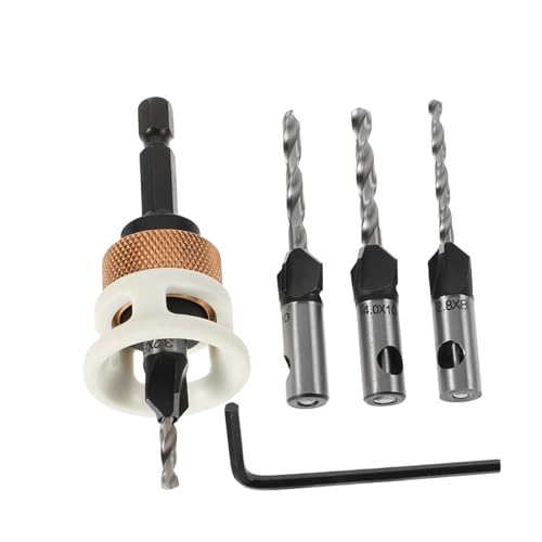 Uonlytech 6 Stück Senkbohrer Bohrer Set langlebiger Bohrer Titanbeschichtete Bohrer praktische Holzwerkzeuge verstellbarer Bohrer Schrankinstallationswerkzeuge Holz arbeiten Kohlenstoffstahl Uonlytech 6 Stück Senkbohrer Bohrer Set langlebiger Bohrer Titanbeschichtete Bohrer praktische Holzwerkzeuge verstellbarer Bohrer Schrankinstallationswerkzeuge Holz arbeiten Kohlenstoffstahl von Uonlytech