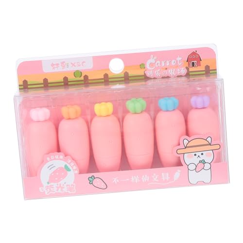 Uonlytech 6 Stück Teiliges Fluoreszierender Marker Stifte für Kreatives Zeichnen und Schreiben Textmarker für Schule Büro und Notizen für Journaling und Farbcode Markierungen Uonlytech 6 Stück Teiliges Fluoreszierender Marker Stifte für Kreatives Zeichnen und Schreiben Textmarker für Schule Büro und Notizen für Journaling und Farbcode Markierungen von Uonlytech