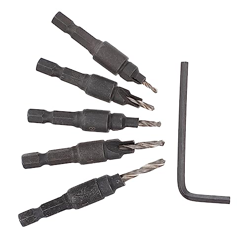Uonlytech 6 Stück Teiliges Holzbohrer Set Sechskantschaft Bohrer für Präzise Bohrungen Sperrholz und für Möbelbau und Handwerkliche Projekte Uonlytech 6 Stück Teiliges Holzbohrer Set Sechskantschaft Bohrer für Präzise Bohrungen Sperrholz und für Möbelbau und Handwerkliche Projekte von Uonlytech