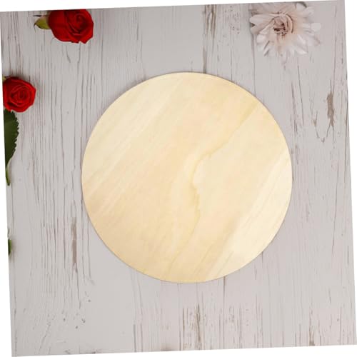 Uonlytech 6 Stück Teiliges Runde Unbehandelte Holzscheiben aus Natürlichem Pappelholz Splintfrei für DIY Bastelprojekte Weihnachtsdeko Personalisierbar zum Bemalen und Dekorieren von Uonlytech