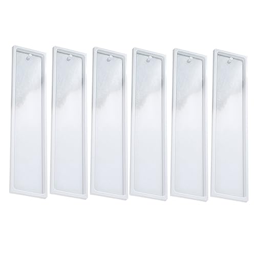 Uonlytech 6 Stück Teiliges Silikonform für Epoxidharz Lesezeichen Rechteckige Gießform für Diy Handwerk Kreative Lesezeichen Harzformen für Designs für Bastelprojekte Uonlytech 6 Stück Teiliges Silikonform für Epoxidharz Lesezeichen Rechteckige Gießform für Diy Handwerk Kreative Lesezeichen Harzformen für Designs für Bastelprojekte von Uonlytech