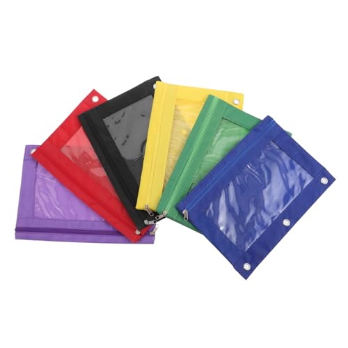 Uonlytech 6 Stück Teiliges Transparenter PVC Stiftetui mit Reißverschluss Großer Stauraum für Dokumente Vielseitig Einsetzbar für Schule und Büro Robuster Organizer für Schreibwaren und Uonlytech 6 Stück Teiliges Transparenter PVC Stiftetui mit Reißverschluss Großer Stauraum für Dokumente Vielseitig Einsetzbar für Schule und Büro Robuster Organizer für Schreibwaren und von Uonlytech