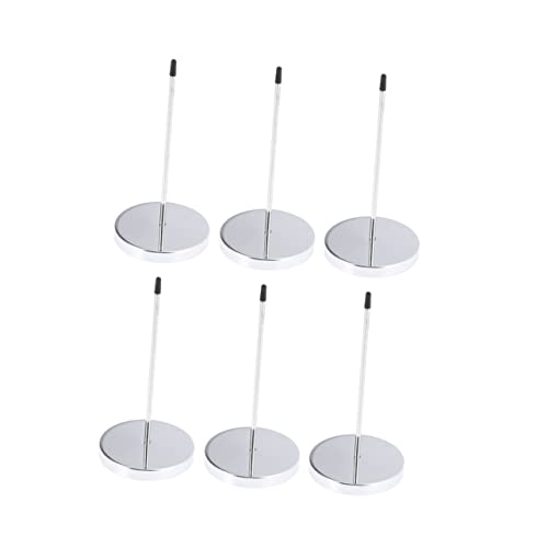 Uonlytech 6 Stück Teiliges aus Quittungs Halter Rechnungshalter Memo Halter Ticketspieß für Büro Restaurant Silber Uonlytech 6 Stück Teiliges aus Quittungs Halter Rechnungshalter Memo Halter Ticketspieß für Büro Restaurant Silber von Uonlytech