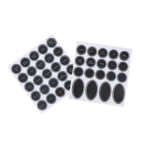 Uonlytech 6 Stück Wasserdichte Etikettenaufkleber für Flaschen und Dosen Wiederverwendbare Kreidetafel Aufkleber für Gewürzgläser und Küchenorganisation Uonlytech 6 Stück Wasserdichte Etikettenaufkleber für Flaschen und Dosen Wiederverwendbare Kreidetafel Aufkleber für Gewürzgläser und Küchenorganisation von Uonlytech