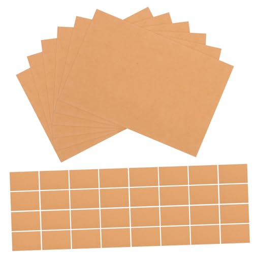 Uonlytech 60 Stück Doppelseitige Leere Karte Kartenvorrat Karten Leer Leere Notizkarten Leere Postkarten Speicher Karteikarten Postkarten Selber Machen Fotokarte Papier Khaki von Uonlytech