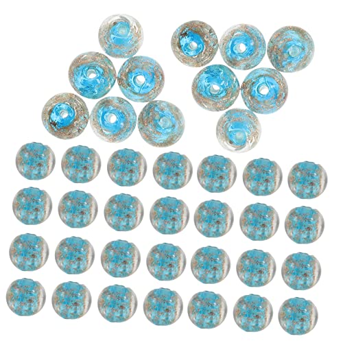Uonlytech 60 Stück Glasperlenschmuck Perlen Masse Perlen für Armbänder Perlen für Schmuckhersteller Abstandshalter hübsche Perlenschmuckherstellung Mini-Glasperlen Blue Uonlytech 60 Stück Glasperlenschmuck Perlen Masse Perlen für Armbänder Perlen für Schmuckhersteller Abstandshalter hübsche Perlenschmuckherstellung Mini-Glasperlen Blue von Uonlytech