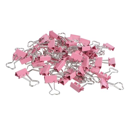 Uonlytech 60 Stück Herzförmige Metall-klammern Lange Büroklammern Mini Binder Clips Robuste Papierhalter für Schule Büro Zuverlässiger Griff Leicht und Praktisch Uonlytech 60 Stück Herzförmige Metall-klammern Lange Büroklammern Mini Binder Clips Robuste Papierhalter für Schule Büro Zuverlässiger Griff Leicht und Praktisch von Uonlytech
