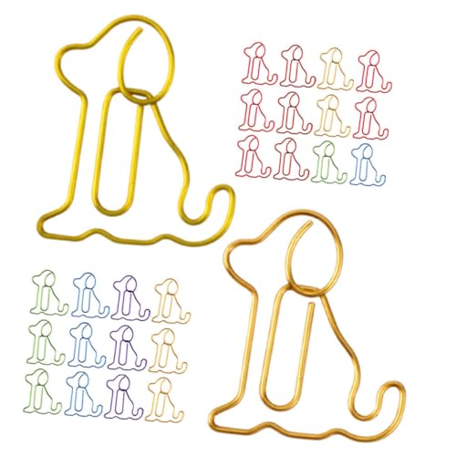 Uonlytech 60 Stück Paperclip Lesezeichenbuchordner Schicke Büroklammern Clip Mit Tierischen Botschaften Niedliche Tier-büroklammern Büroklammern Gefärbt Büroklammern in Hundeform Metall Uonlytech 60 Stück Paperclip Lesezeichenbuchordner Schicke Büroklammern Clip Mit Tierischen Botschaften Niedliche Tier-büroklammern Büroklammern Gefärbt Büroklammern in Hundeform Metall von Uonlytech