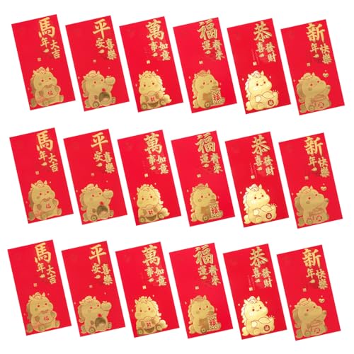Uonlytech 60 Stück Rote Li Xi Umschläge Jahr Des Pferdes Kreative Glücksgeldumschläge Vietnamesische Neujahrsumschläge Festliche Muster für und Firmenfeiern Uonlytech 60 Stück Rote Li Xi Umschläge Jahr Des Pferdes Kreative Glücksgeldumschläge Vietnamesische Neujahrsumschläge Festliche Muster für und Firmenfeiern von Uonlytech