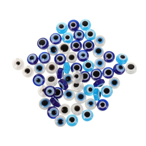 Uonlytech 60 Stück Teiliges Flache Runde Evil Eye Glasperlen Handgefertigt Türkische DIY Schmuckperlen für Armbänder Halsketten Ohrringe Vielseitig Kreativ Gestalten Uonlytech 60 Stück Teiliges Flache Runde Evil Eye Glasperlen Handgefertigt Türkische DIY Schmuckperlen für Armbänder Halsketten Ohrringe Vielseitig Kreativ Gestalten von Uonlytech