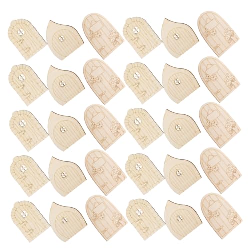 Uonlytech 60 Stück Teiliges Holz-elfen-türen zum Bemalen Langlebige Diy-bastel-accessoires für Garten Baumstamm Puppenhaus Kreative Familienaktivität Beige Uonlytech 60 Stück Teiliges Holz-elfen-türen zum Bemalen Langlebige Diy-bastel-accessoires für Garten Baumstamm Puppenhaus Kreative Familienaktivität Beige von Uonlytech