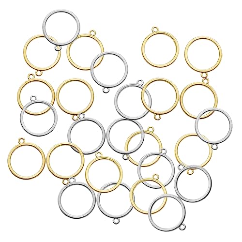 Uonlytech 60 Stück Teiliges Rund Lünette für Schmuckherstellung Offene Rückseite Diy Anhängerrahmen Vielseitige Bezel Charms für Halsketten und Armbänder Uonlytech 60 Stück Teiliges Rund Lünette für Schmuckherstellung Offene Rückseite Diy Anhängerrahmen Vielseitige Bezel Charms für Halsketten und Armbänder von Uonlytech