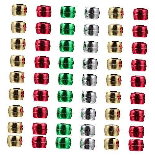 Uonlytech 600 Stück Bunte Kunststoff Perlen mit Großem für DIY Schmuckherstellung Runde Langlebige Bastelperlen in Farben für Armbänder Weihnachtsdekoration und Kinderhandwerk von Uonlytech