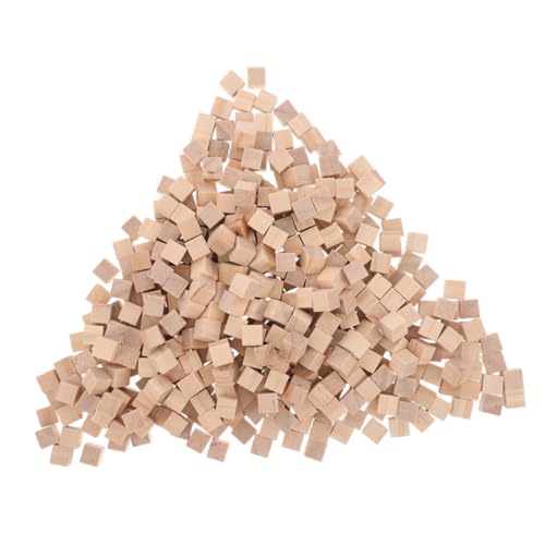 Uonlytech 600 Stück Holzklötze aus Kiefer Robuste Quadratische Holzblöcke für DIY Bastelprojekte Puzzleherstellung Pädagogisches und Einfallsreiches Stapelspielzeug Uonlytech 600 Stück Holzklötze aus Kiefer Robuste Quadratische Holzblöcke für DIY Bastelprojekte Puzzleherstellung Pädagogisches und Einfallsreiches Stapelspielzeug von Uonlytech