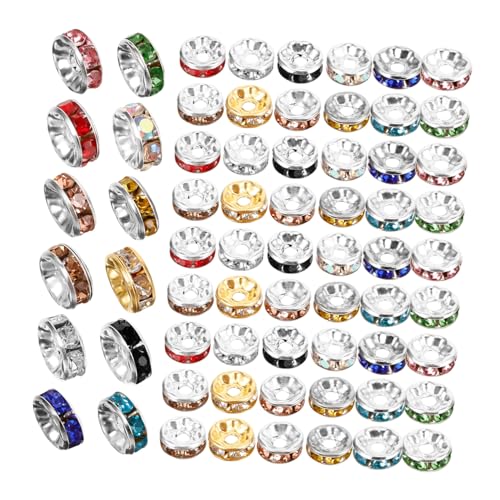 Uonlytech 600 Stück Metallperlen geschichtet Erwachsene Abstandsperlen Masse Armband Perlen Masse Handwerk Rondelle Perlen Spacer Perlen Armbandperlen Armband Charme Eisen Uonlytech 600 Stück Metallperlen geschichtet Erwachsene Abstandsperlen Masse Armband Perlen Masse Handwerk Rondelle Perlen Spacer Perlen Armbandperlen Armband Charme Eisen von Uonlytech