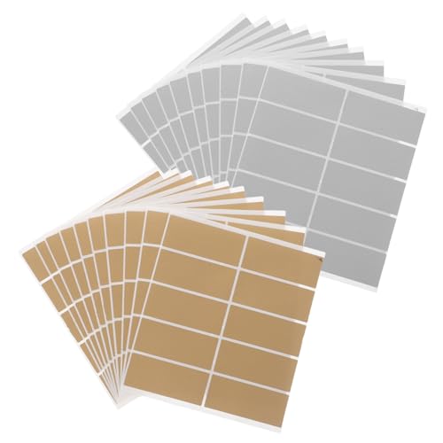 Uonlytech 600 Stück Scratch Off Sticker Rechteckig Silber Gold Selbstklebend für DIY Belohnungen Karten Gender Reveal Party Spiele und Geheime Botschaften Uonlytech 600 Stück Scratch Off Sticker Rechteckig Silber Gold Selbstklebend für DIY Belohnungen Karten Gender Reveal Party Spiele und Geheime Botschaften von Uonlytech