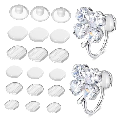 Uonlytech 60Stücke Silikon Ohrring Pads Rutschfeste Ohrpolster Ohrring Verschlüsse Ohrclip Polster Für Sicheren Halt Für Ohrstecker Und Ohrclips Transparent Uonlytech 60Stücke Silikon Ohrring Pads Rutschfeste Ohrpolster Ohrring Verschlüsse Ohrclip Polster Für Sicheren Halt Für Ohrstecker Und Ohrclips Transparent von Uonlytech