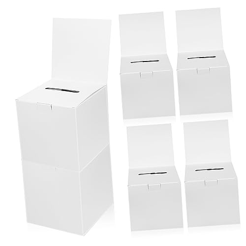 Uonlytech 6Stücke Boxen aus Faltbare Wahlurnen mit Halbkreisförmiger Öffnung Leichte und Platzsparende Lotterieboxen für Spenden und Veranstaltungen Robust Uonlytech 6Stücke Boxen aus Faltbare Wahlurnen mit Halbkreisförmiger Öffnung Leichte und Platzsparende Lotterieboxen für Spenden und Veranstaltungen Robust von Uonlytech