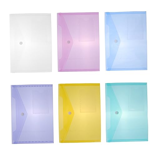 Uonlytech 6Stücke Dokumententasche Wasserdichte Aufbewahrungstasche für Format Reißfeste und Langlebige Dokumententasche für Reisen und Büroorganisation Uonlytech 6Stücke Dokumententasche Wasserdichte Aufbewahrungstasche für Format Reißfeste und Langlebige Dokumententasche für Reisen und Büroorganisation von Uonlytech